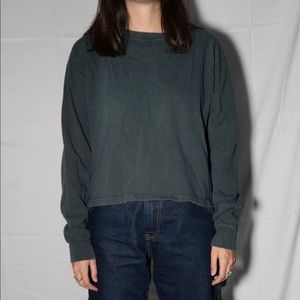 Brandy long sleeve dark green